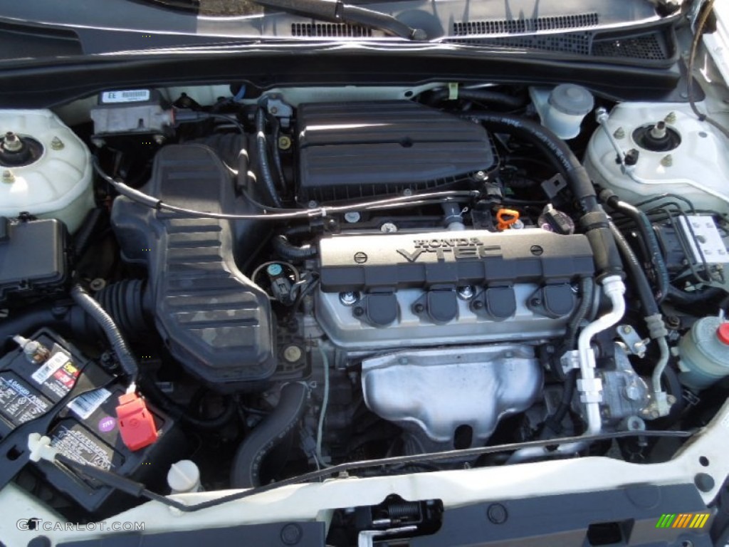2005 Honda Civic EX Coupe 1.7L SOHC 16V VTEC 4 Cylinder Engine Photo #77928864