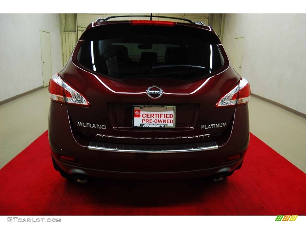 2012 Murano LE Platinum Edition - Merlot / Beige photo #5