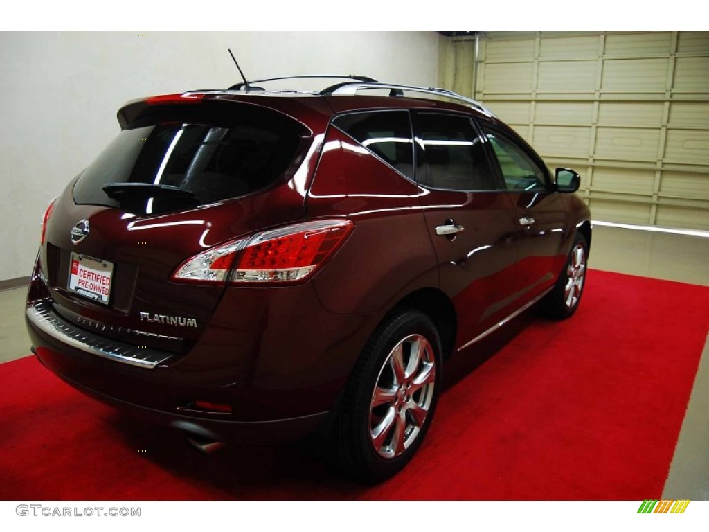 2012 Murano LE Platinum Edition - Merlot / Beige photo #6