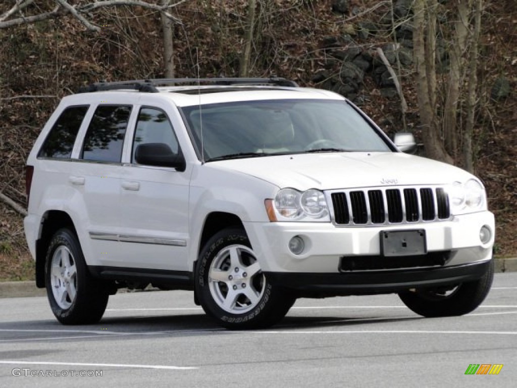 Stone White 2005 Jeep Grand Cherokee Limited 4x4 Exterior Photo #77929497