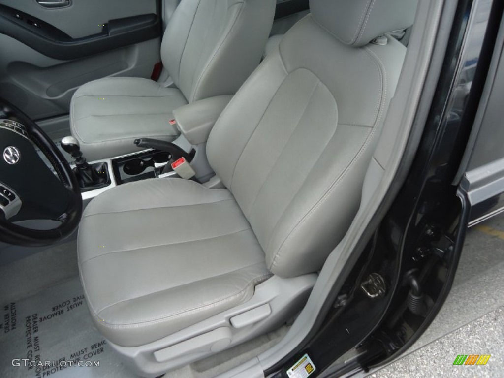 Gray Interior 2007 Hyundai Elantra Limited Sedan Photo #77929563
