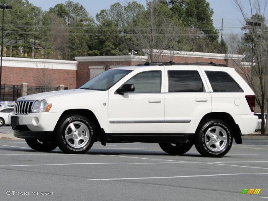 Stone White 2005 Jeep Grand Cherokee Limited 4x4 Exterior Photo #77929637