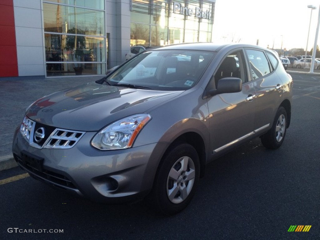 2011 Rogue S AWD - Platinum Graphite / Black photo #1