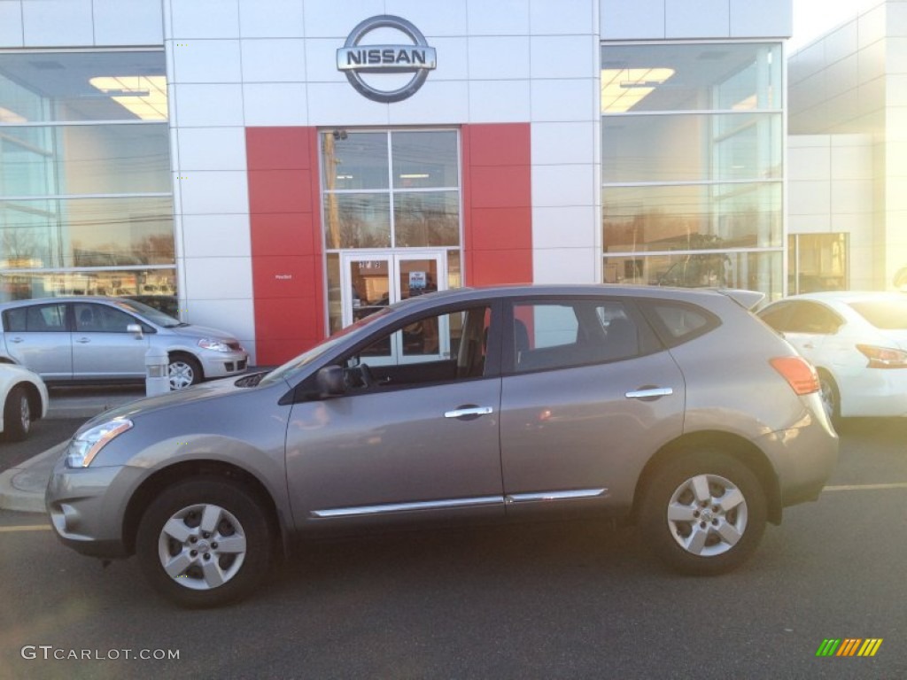 2011 Rogue S AWD - Platinum Graphite / Black photo #4