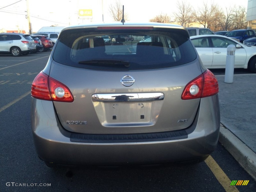2011 Rogue S AWD - Platinum Graphite / Black photo #6