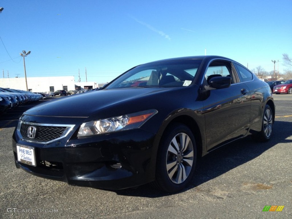 2008 Accord EX Coupe - Nighthawk Black Pearl / Black photo #1