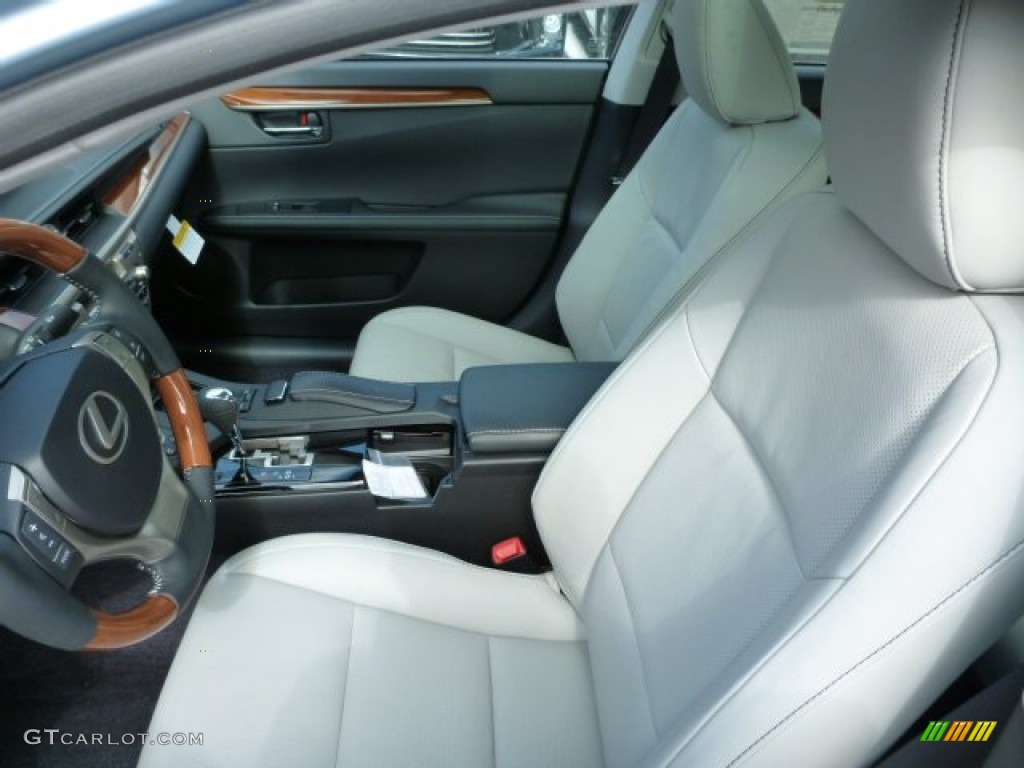 2013 ES 300h Hybrid - Cerulean Blue Metallic / Light Gray photo #10