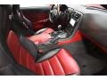 Ebony Black/Red 2011 Chevrolet Corvette Grand Sport Coupe Interior Color