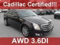 Black Cherry 2008 Cadillac CTS 4 AWD Sedan