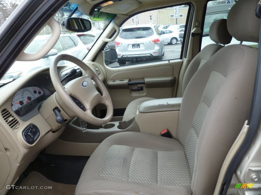 2004 Explorer Sport Trac XLT - Pueblo Gold Metallic / Medium Dark Flint/Dark Flint photo #9