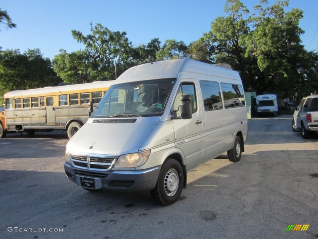 2004 Sprinter Van 2500 High Roof Passenger - Brilliant Silver Metallic / Gray photo #2