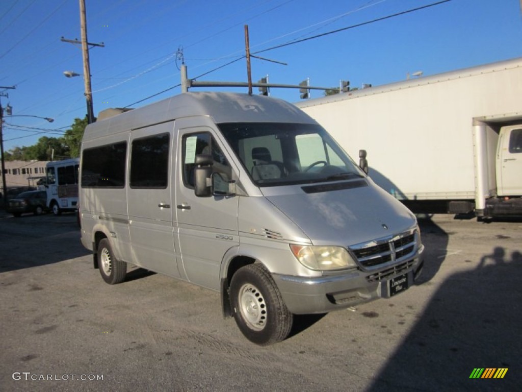 2004 Sprinter Van 2500 High Roof Passenger - Brilliant Silver Metallic / Gray photo #3