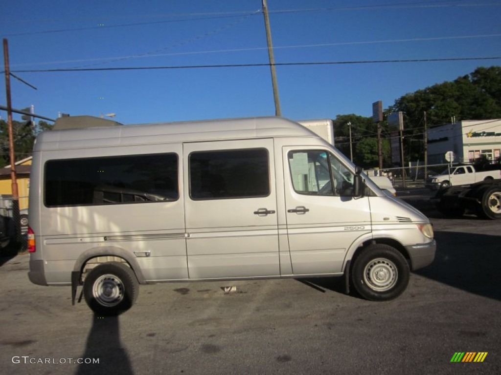 2004 Sprinter Van 2500 High Roof Passenger - Brilliant Silver Metallic / Gray photo #4