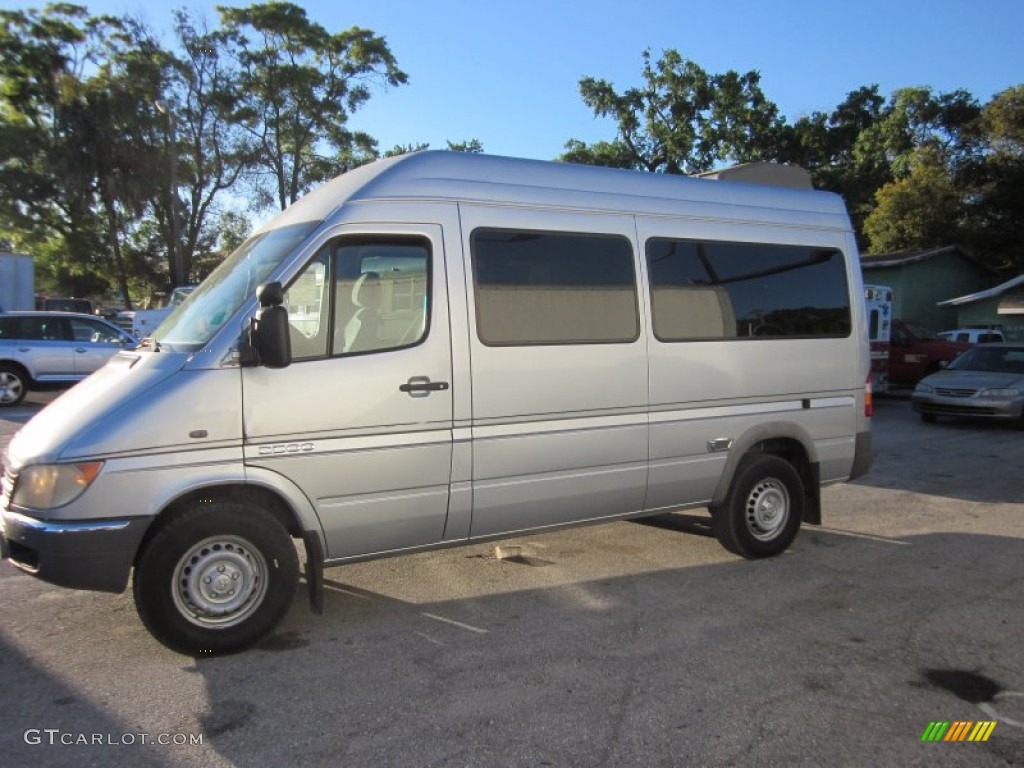 2004 Sprinter Van 2500 High Roof Passenger - Brilliant Silver Metallic / Gray photo #5
