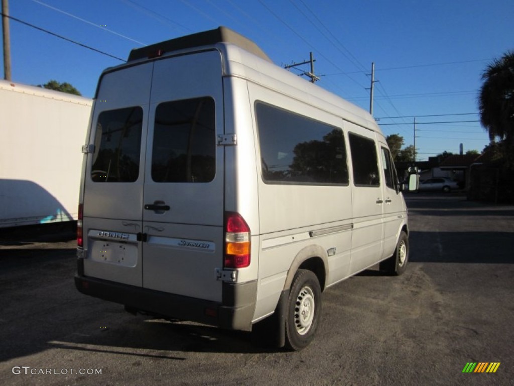 2004 Sprinter Van 2500 High Roof Passenger - Brilliant Silver Metallic / Gray photo #7