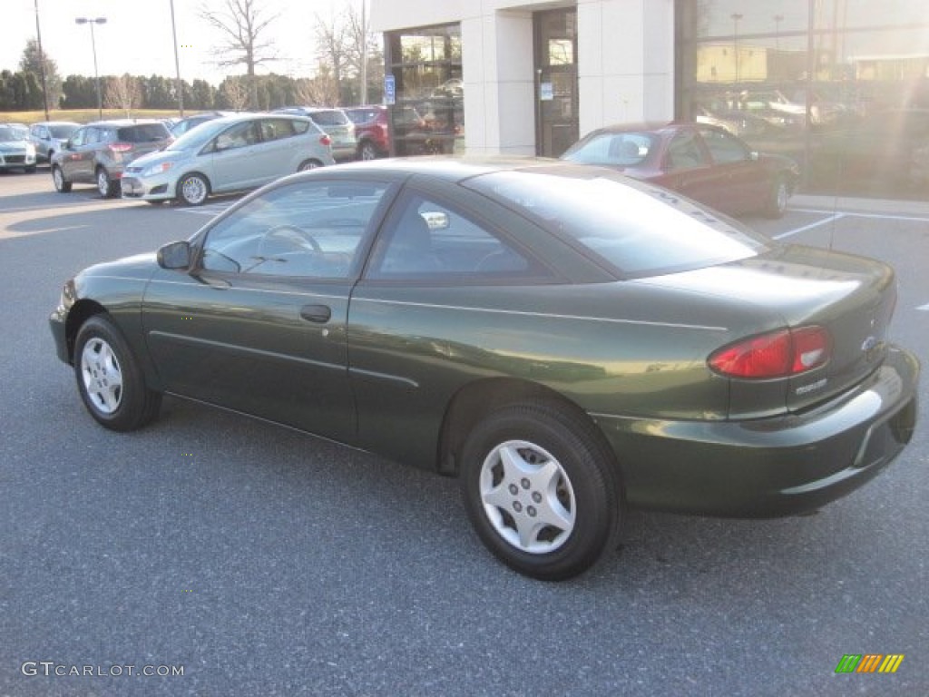 2000 Cavalier Coupe - Dark Colorado Green Metallic / Graphite photo #3
