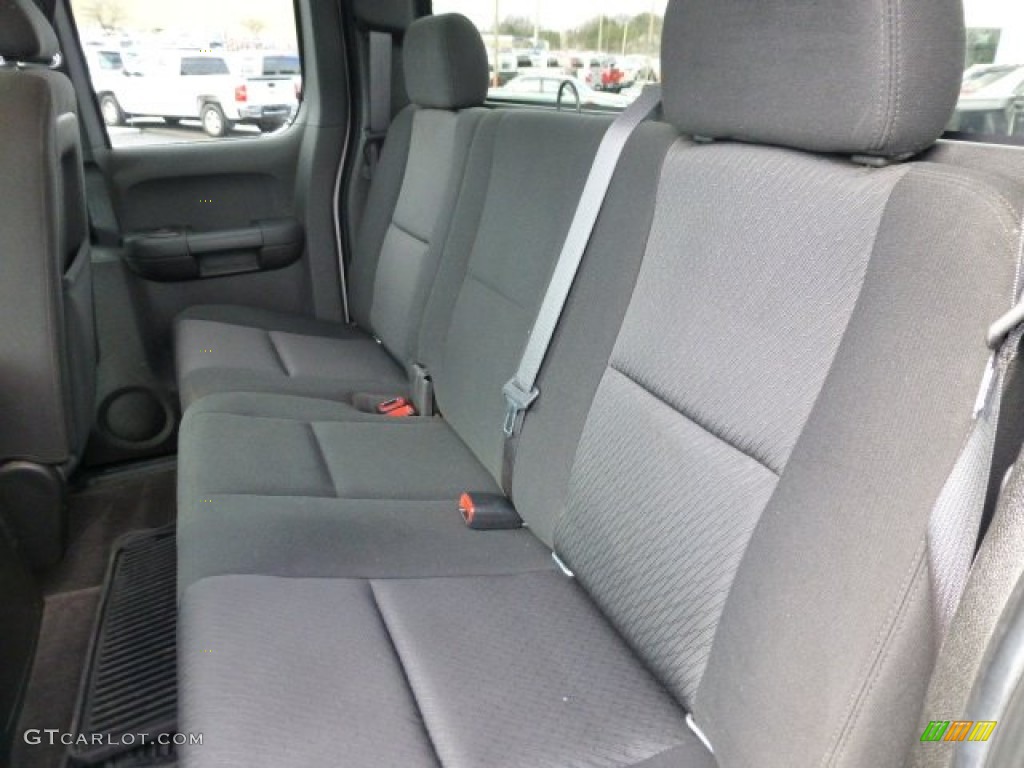 Ebony Interior 2010 Chevrolet Silverado 1500 LT Extended Cab 4x4 Photo #77934147