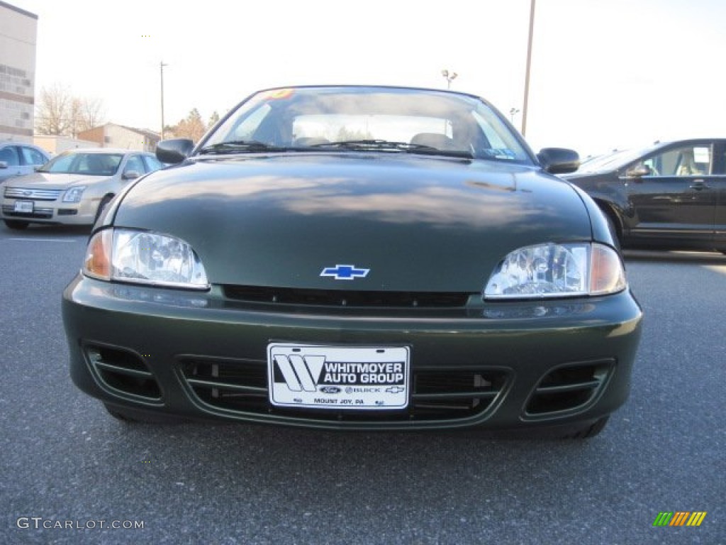 2000 Cavalier Coupe - Dark Colorado Green Metallic / Graphite photo #7
