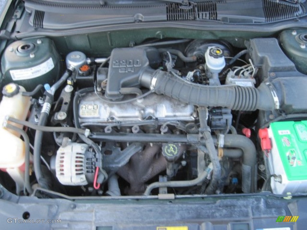 2000 Chevrolet Cavalier Coupe 2.2 Liter OHV 8-Valve 4 Cylinder Engine Photo #77934278