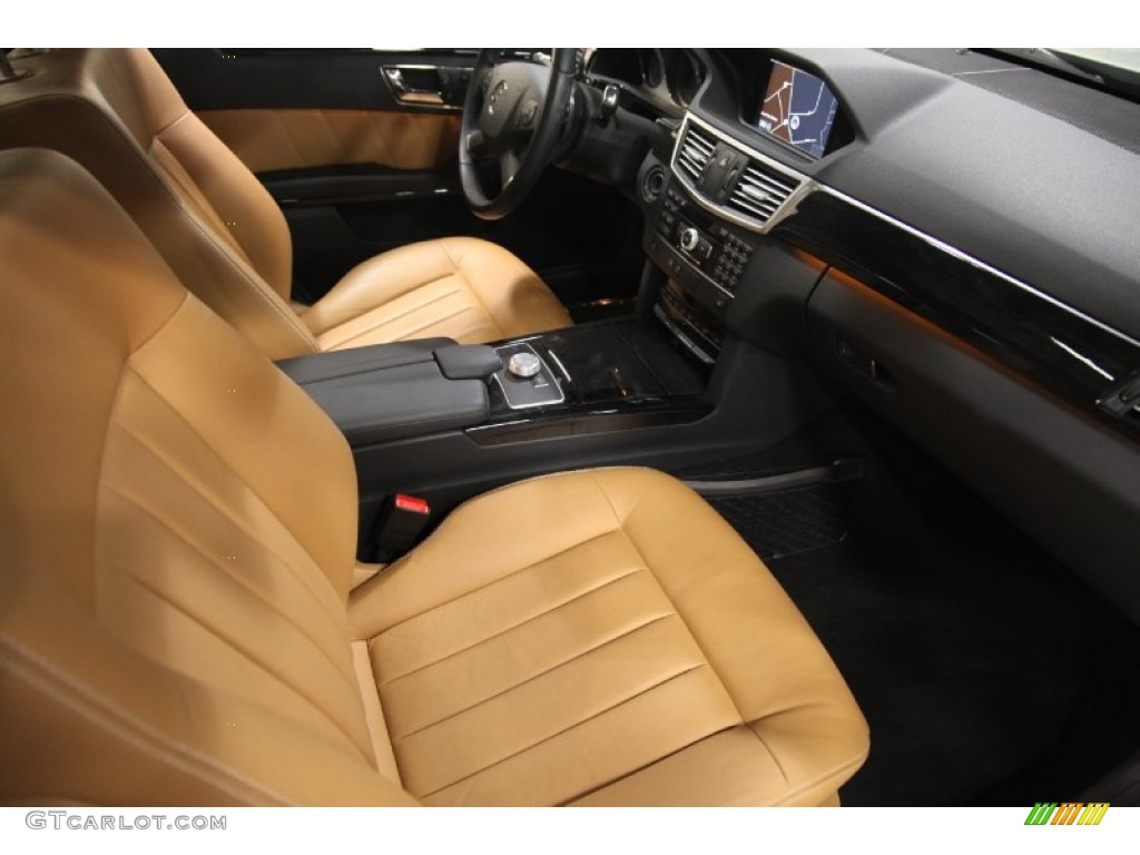 Natural Beige/Black Interior 2011 Mercedes-Benz E 350 4Matic Sedan Photo #77934359
