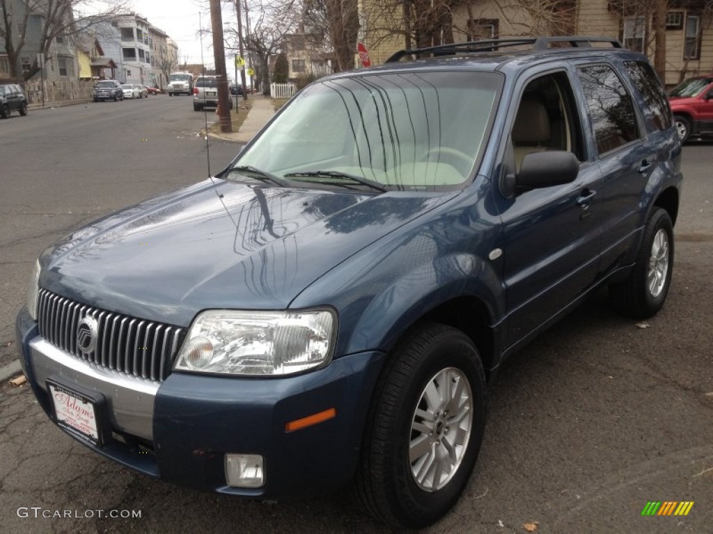 Norsea Blue Metallic 2006 Mercury Mariner Premier 4WD Exterior Photo #77934405