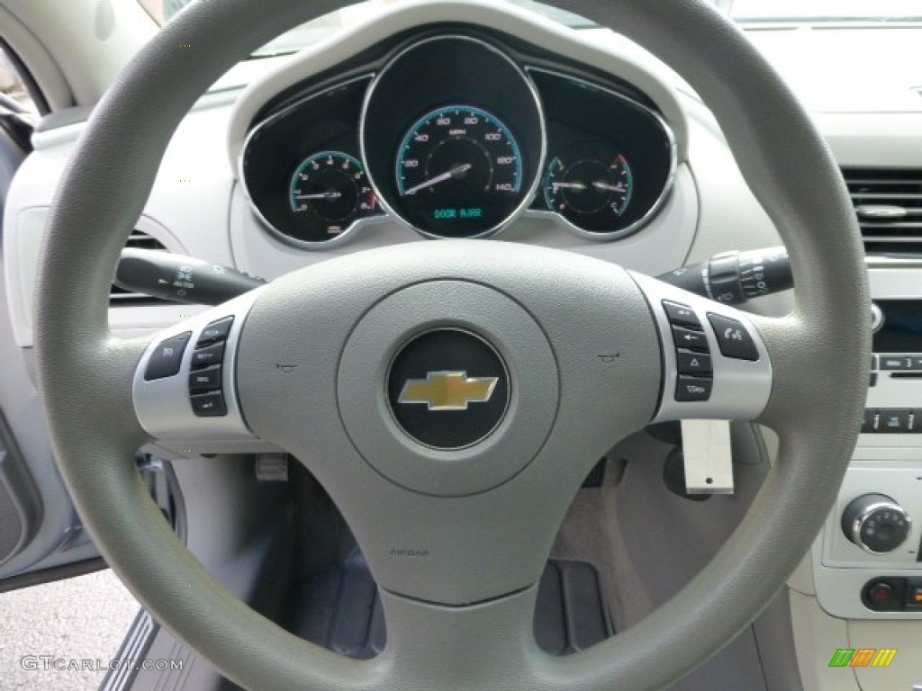 2009 Chevrolet Malibu LT Sedan Titanium Steering Wheel Photo #77934687