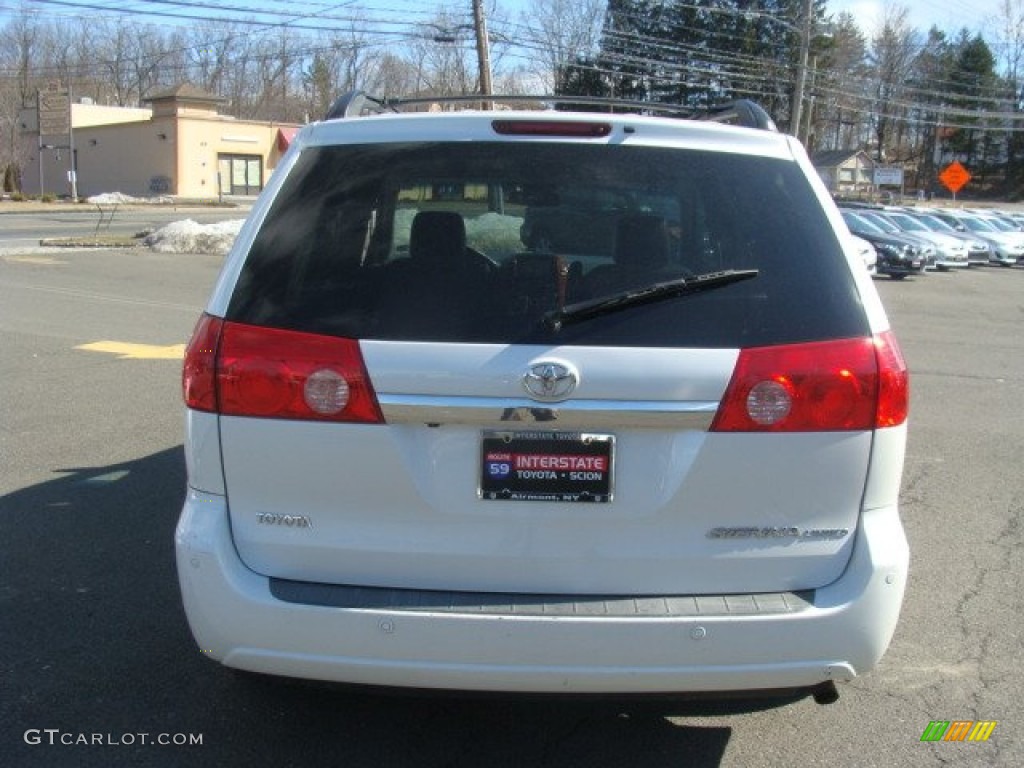 2007 Sienna XLE - Arctic Frost Pearl White / Stone photo #5