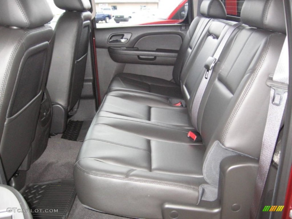 Ebony Interior 2013 Chevrolet Silverado 2500HD LT Crew Cab 4x4 Photo #77935041