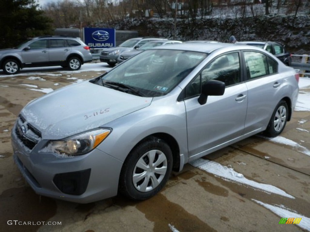 Ice Silver Metallic 2013 Subaru Impreza 2.0i 4 Door Exterior Photo #77935122