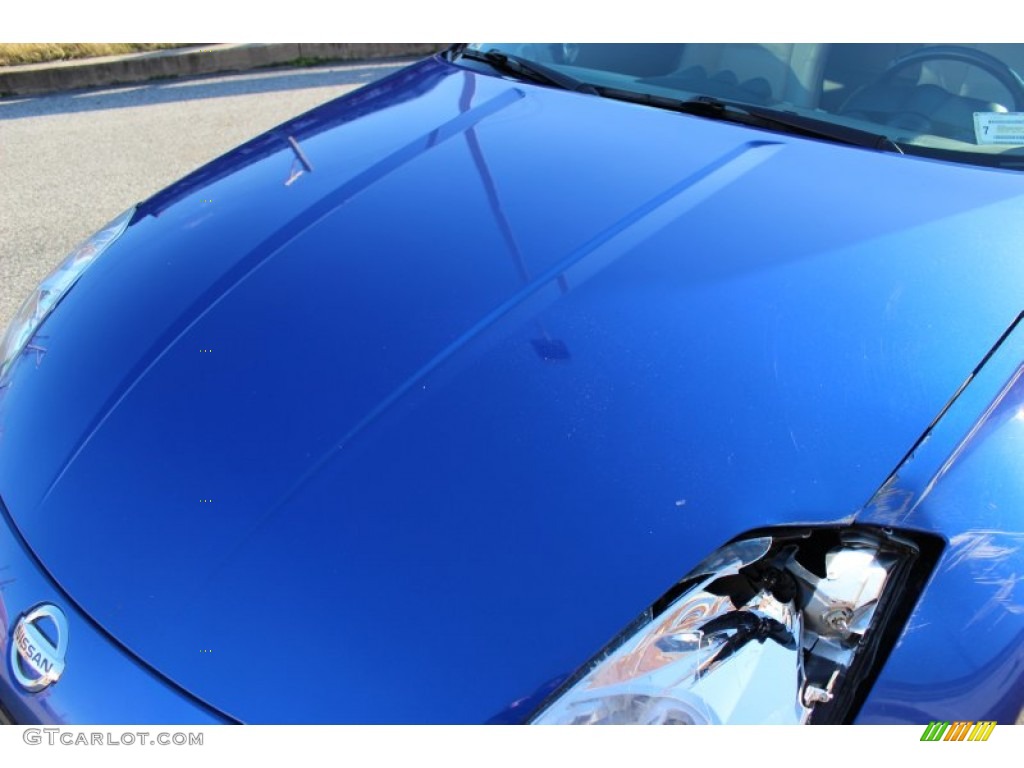 2005 350Z Touring Roadster - Daytona Blue Metallic / Frost photo #25
