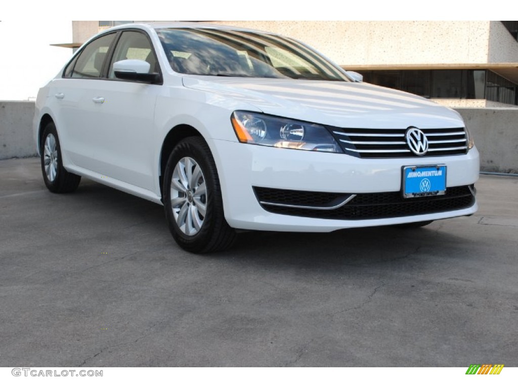 2013 Passat 2.5L S - Candy White / Titan Black photo #1