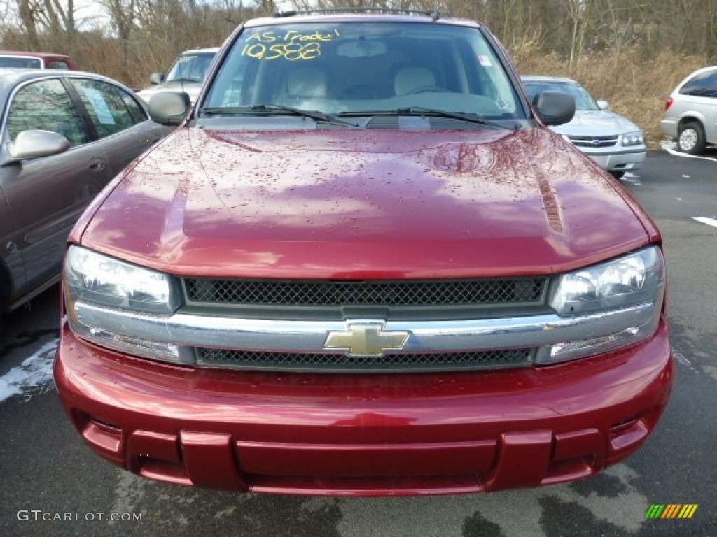 Red Jewel Tint Coat 2007 Chevrolet TrailBlazer LS 4x4 Exterior Photo #77936070
