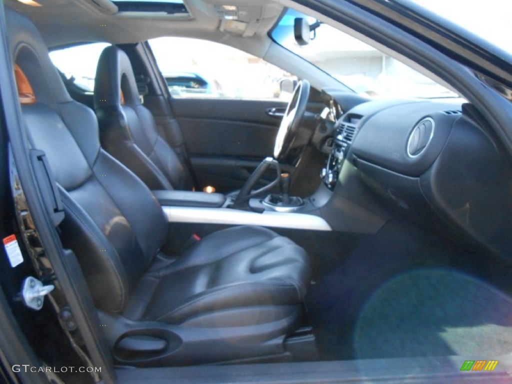 Black Interior 2007 Mazda RX-8 Grand Touring Photo #77937065