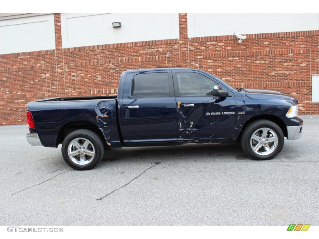 2012 Ram 1500 Big Horn Crew Cab 4x4 - True Blue Pearl / Dark Slate Gray/Medium Graystone photo #7