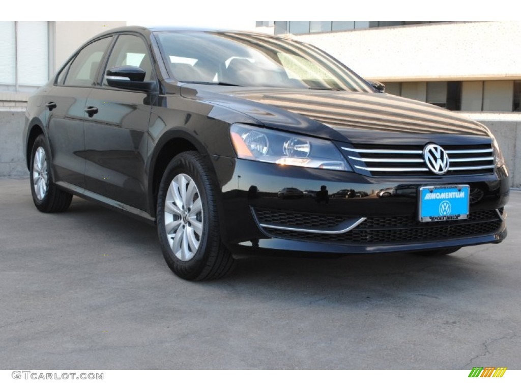 Black Volkswagen Passat