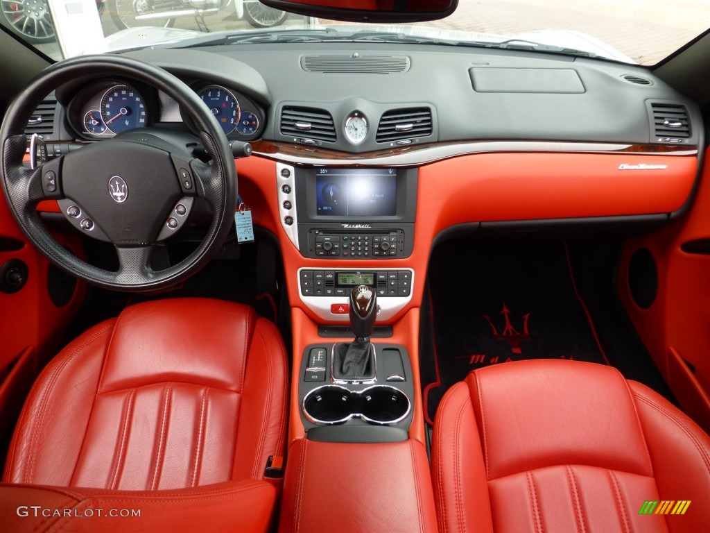 2008 Maserati GranTurismo Standard GranTurismo Model Rosso Corallo (Red) Dashboard Photo #77938563