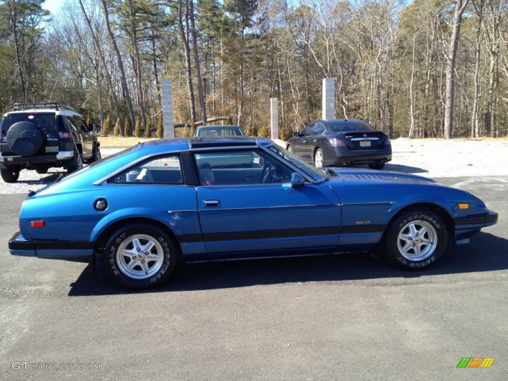 1982 280ZX 2+2 Coupe - Blue Metallic / Blue photo #6