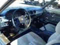 Blue 1982 Datsun 280ZX 2+2 Coupe Interior Color