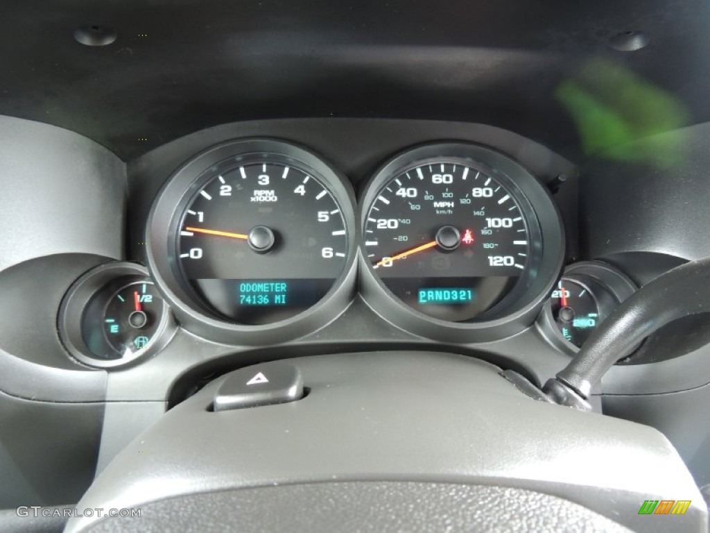 2010 Chevrolet Silverado 1500 LS Crew Cab Gauges Photos