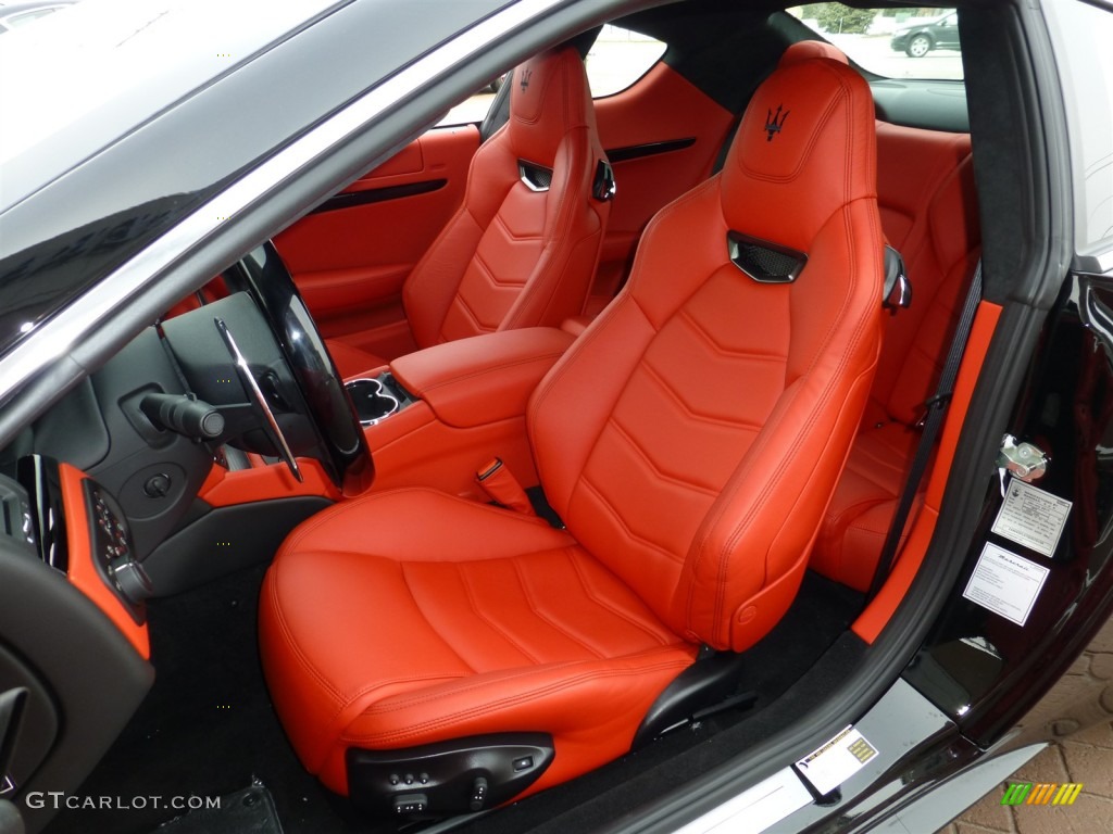 Rosso Corallo Interior 2013 Maserati GranTurismo Sport Coupe Photo #77939814