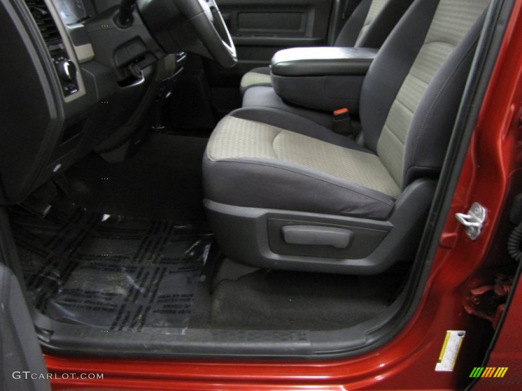 2010 Ram 1500 ST Quad Cab 4x4 - Inferno Red Crystal Pearl / Dark Slate/Medium Graystone photo #7
