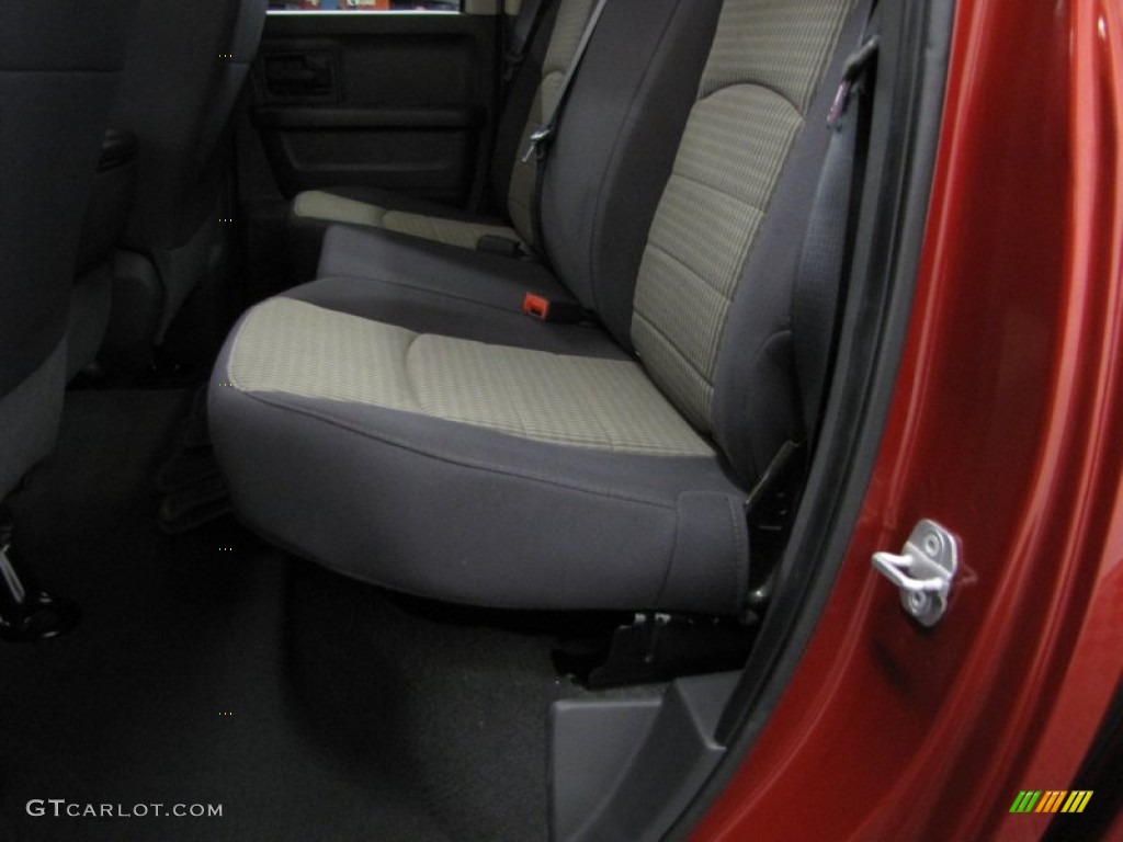 2010 Ram 1500 ST Quad Cab 4x4 - Inferno Red Crystal Pearl / Dark Slate/Medium Graystone photo #8