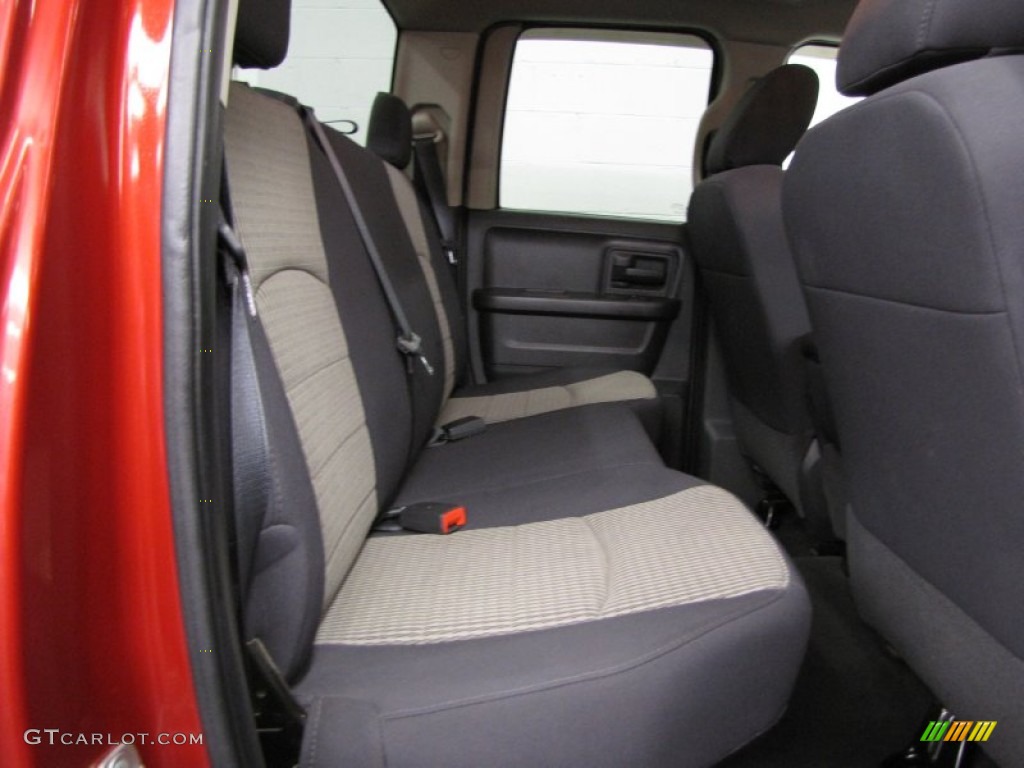 2010 Ram 1500 ST Quad Cab 4x4 - Inferno Red Crystal Pearl / Dark Slate/Medium Graystone photo #9
