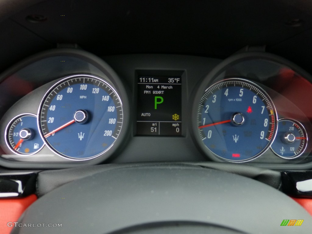 2013 Maserati GranTurismo Sport Coupe Gauges Photo #77940141