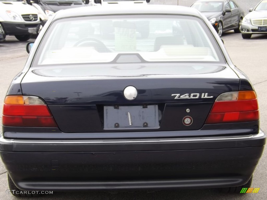 1998 7 Series 740iL Sedan - Orient Blue Metallic / Sand photo #4