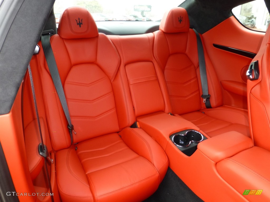 Rosso Corallo Interior 2013 Maserati GranTurismo Sport Coupe Photo #77940426