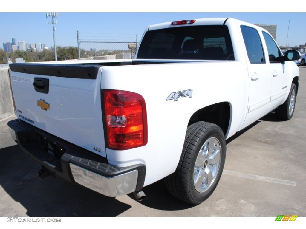Summit White 2010 Chevrolet Silverado 1500 LTZ Crew Cab 4x4 Exterior Photo #77940441