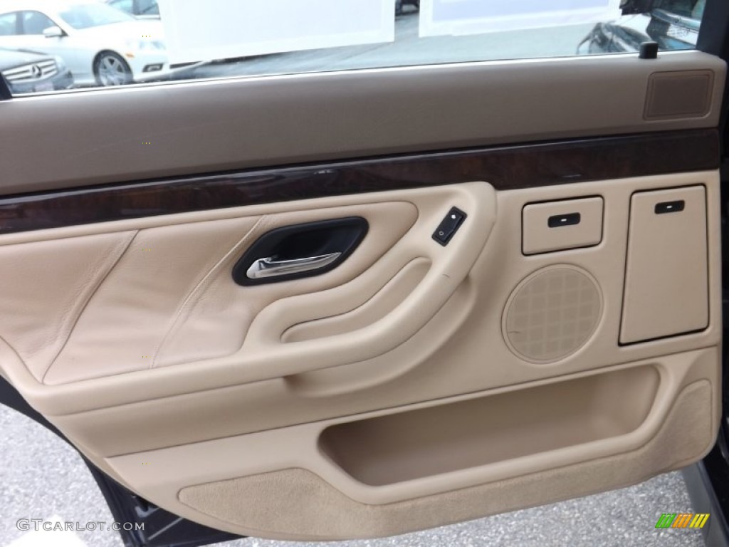 1998 7 Series 740iL Sedan - Orient Blue Metallic / Sand photo #9