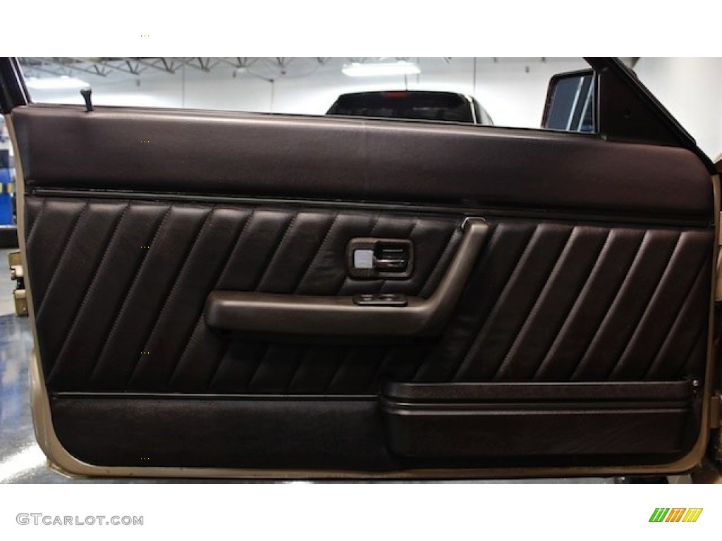 1983 Audi Coupe quattro Dark Brown Door Panel Photo #77941092