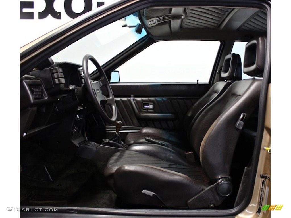 Dark Brown Interior 1983 Audi Coupe quattro Photo #77941128